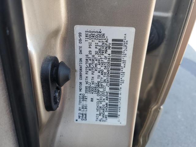 Photo 12 VIN: JT6HT00W9Y0083414 - LEXUS LX 470 