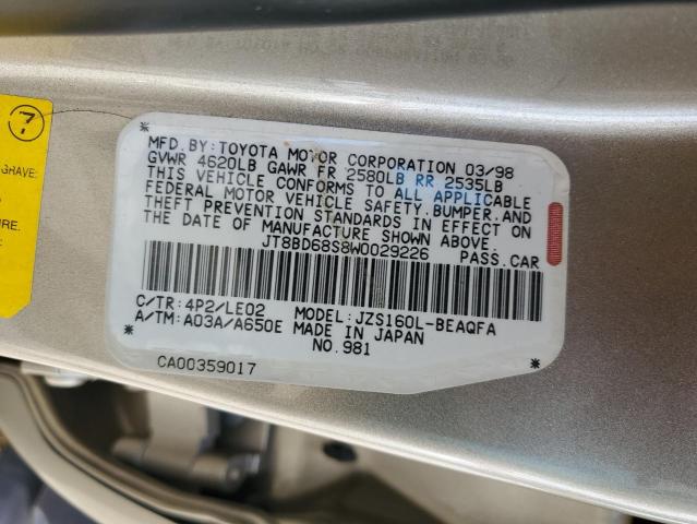 Photo 11 VIN: JT8BD68S8W0029226 - LEXUS GS300 