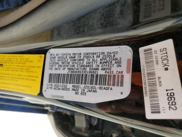 Photo 11 VIN: JT8BD69S330186821 - LEXUS GS300 