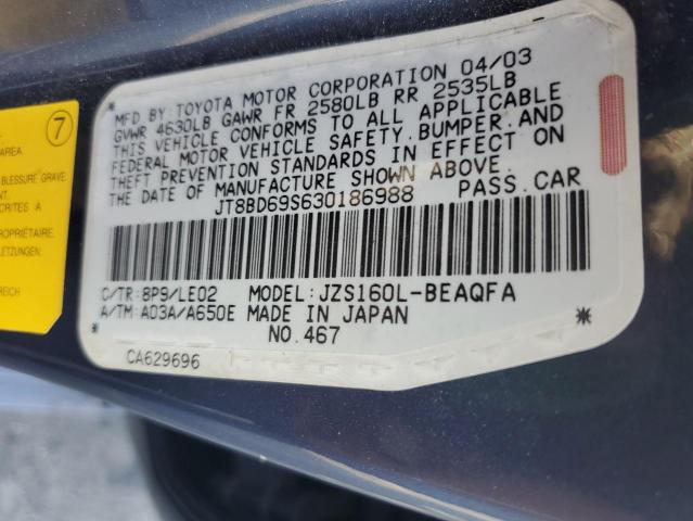 Photo 11 VIN: JT8BD69S630186988 - LEXUS GS 300 