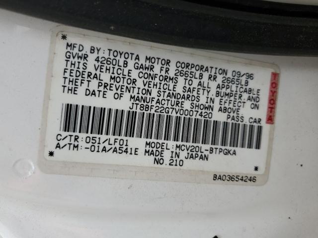 Photo 11 VIN: JT8BF22G7V0007420 - LEXUS ES300 