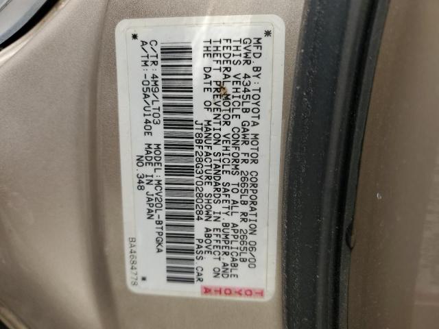 Photo 11 VIN: JT8BF28G3Y0280284 - LEXUS ES 300 