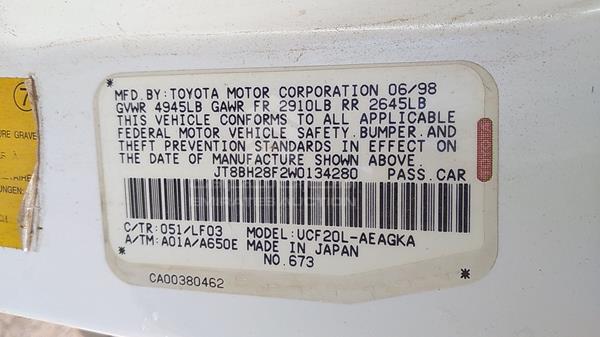 Photo 1 VIN: JT8BH28F2W0134280 - LEXUS LS400 