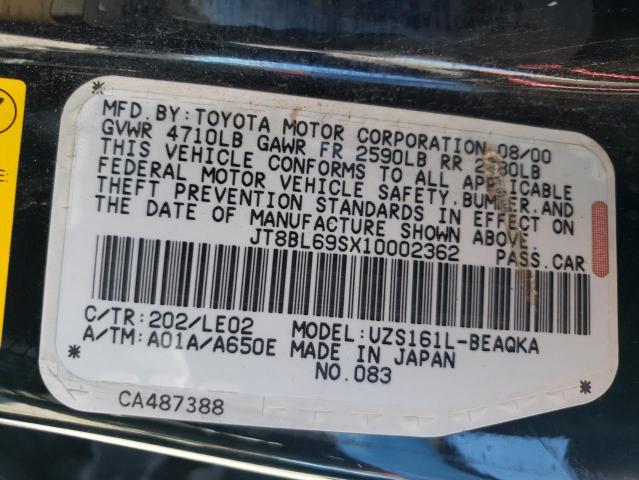 Photo 11 VIN: JT8BL69SX10002362 - LEXUS GS430 