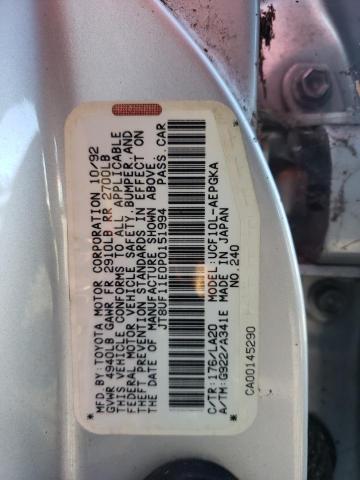 Photo 11 VIN: JT8UF11E0P0151994 - LEXUS LS400 