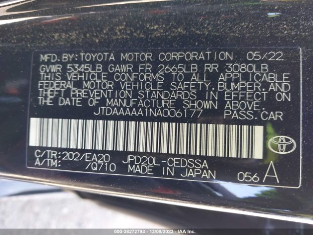 Photo 8 VIN: JTDAAAAA1NA006177 - TOYOTA MIRAI 