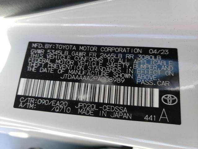 Photo 13 VIN: JTDAAAAA2PA008989 - TOYOTA MIRAI 