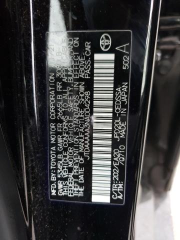 Photo 11 VIN: JTDAAAAA3NA004298 - TOYOTA MIRAI LE 