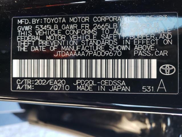 Photo 11 VIN: JTDAAAAA7PA009670 - TOYOTA MIRAI 