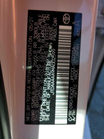 Photo 12 VIN: JTDAAAAA9MA002599 - TOYOTA MIRAI 