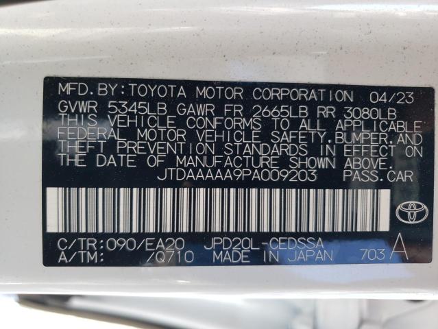 Photo 11 VIN: JTDAAAAA9PA009203 - TOYOTA MIRAI 