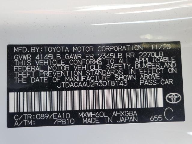 Photo 12 VIN: JTDACAAU2R3018143 - TOYOTA PRIUS LE 