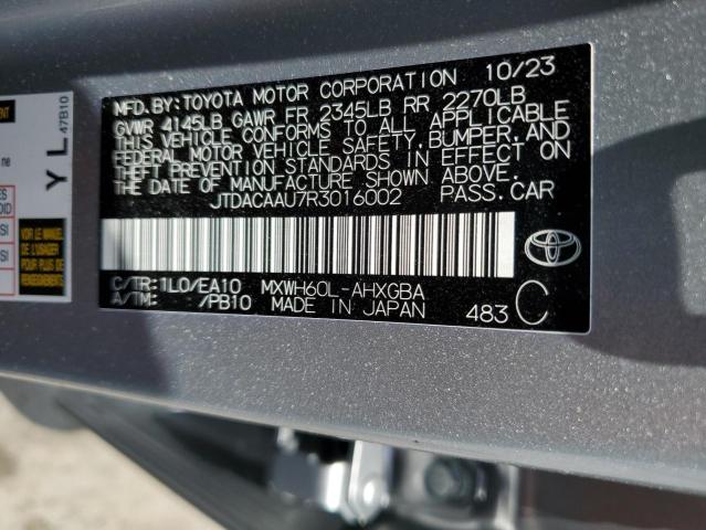 Photo 12 VIN: JTDACAAU7R3016002 - TOYOTA PRIUS 