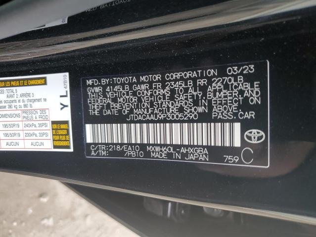 Photo 11 VIN: JTDACAAU9P3005290 - TOYOTA PRIUS 