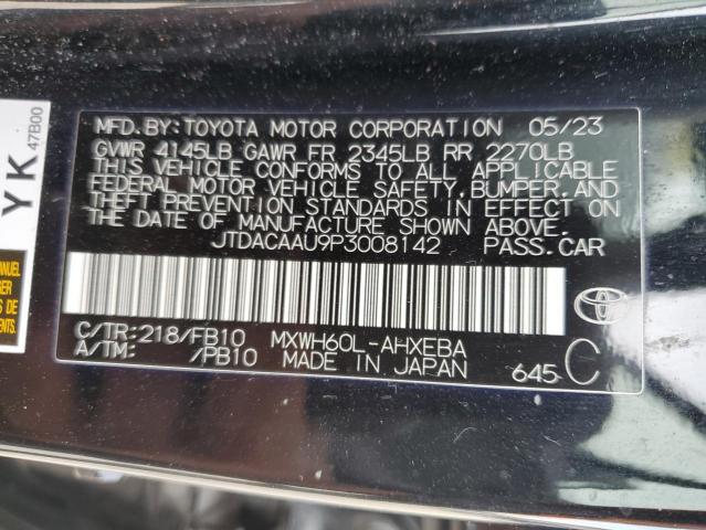 Photo 11 VIN: JTDACAAU9P3008142 - TOYOTA PRIUS LE 