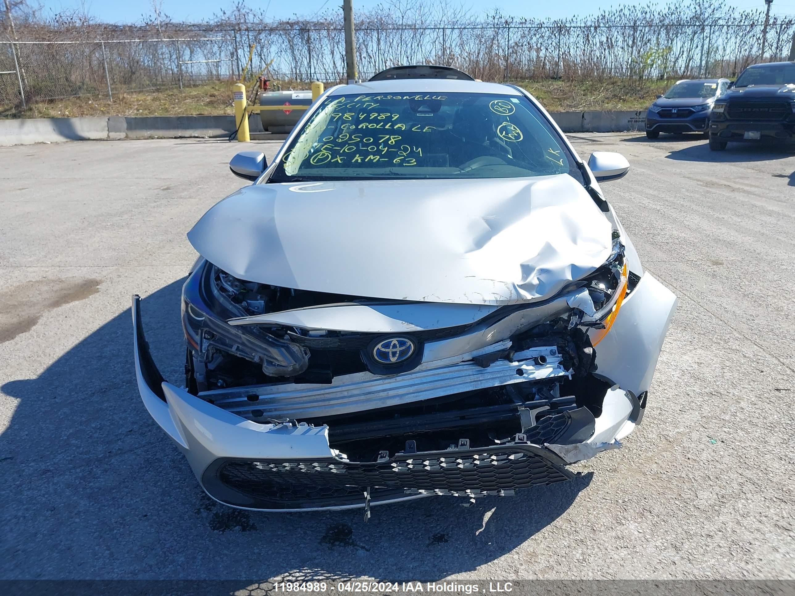 Photo 11 VIN: JTDBBRBE8LJ025078 - TOYOTA COROLLA 