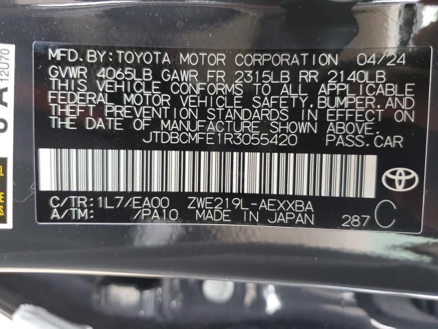 Photo 12 VIN: JTDBCMFE1R3055420 - TOYOTA COROLLA LE 