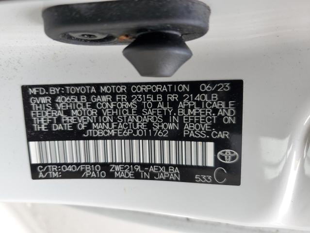 Photo 11 VIN: JTDBCMFE6PJ011762 - TOYOTA COROLLA LE 