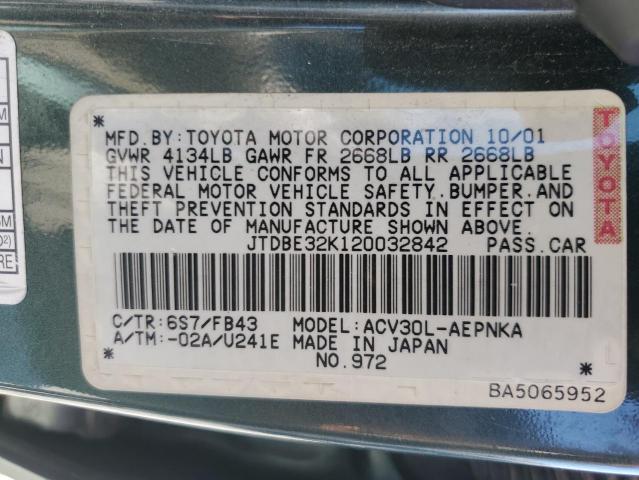 Photo 11 VIN: JTDBE32K120032842 - TOYOTA CAMRY 