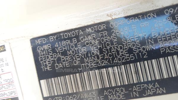 Photo 1 VIN: JTDBE32K140255112 - TOYOTA CAMRY 