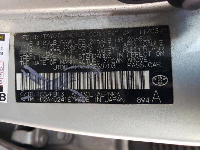 Photo 11 VIN: JTDBE32K140268703 - TOYOTA CAMRY LE 