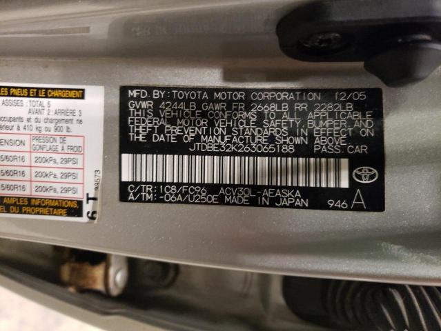 Photo 11 VIN: JTDBE32K263065188 - TOYOTA CAMRY 