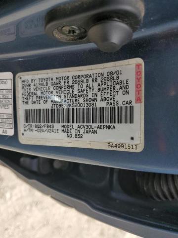 Photo 11 VIN: JTDBE32K520013081 - TOYOTA CAMRY 