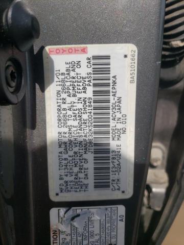 Photo 11 VIN: JTDBE32K520041849 - TOYOTA CAMRY LE 