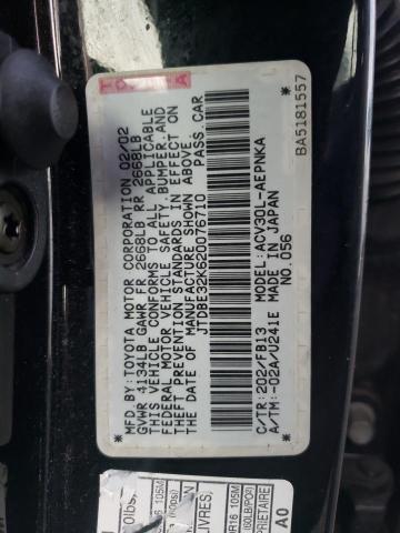 Photo 11 VIN: JTDBE32K620076710 - TOYOTA CAMRY LE 