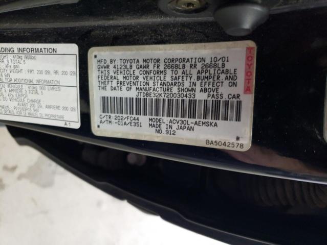 Photo 11 VIN: JTDBE32K720030433 - TOYOTA CAMRY LE 