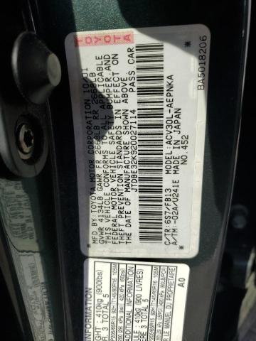 Photo 11 VIN: JTDBE32K920027114 - TOYOTA CAMRY 