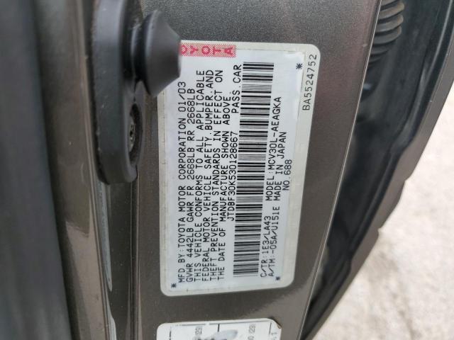 Photo 11 VIN: JTDBF30K530128667 - TOYOTA CAMRY LE 