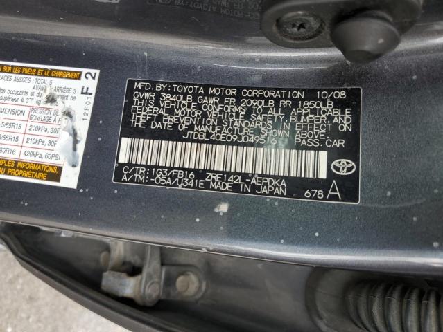 Photo 11 VIN: JTDBL40E09J049516 - TOYOTA COROLLA 