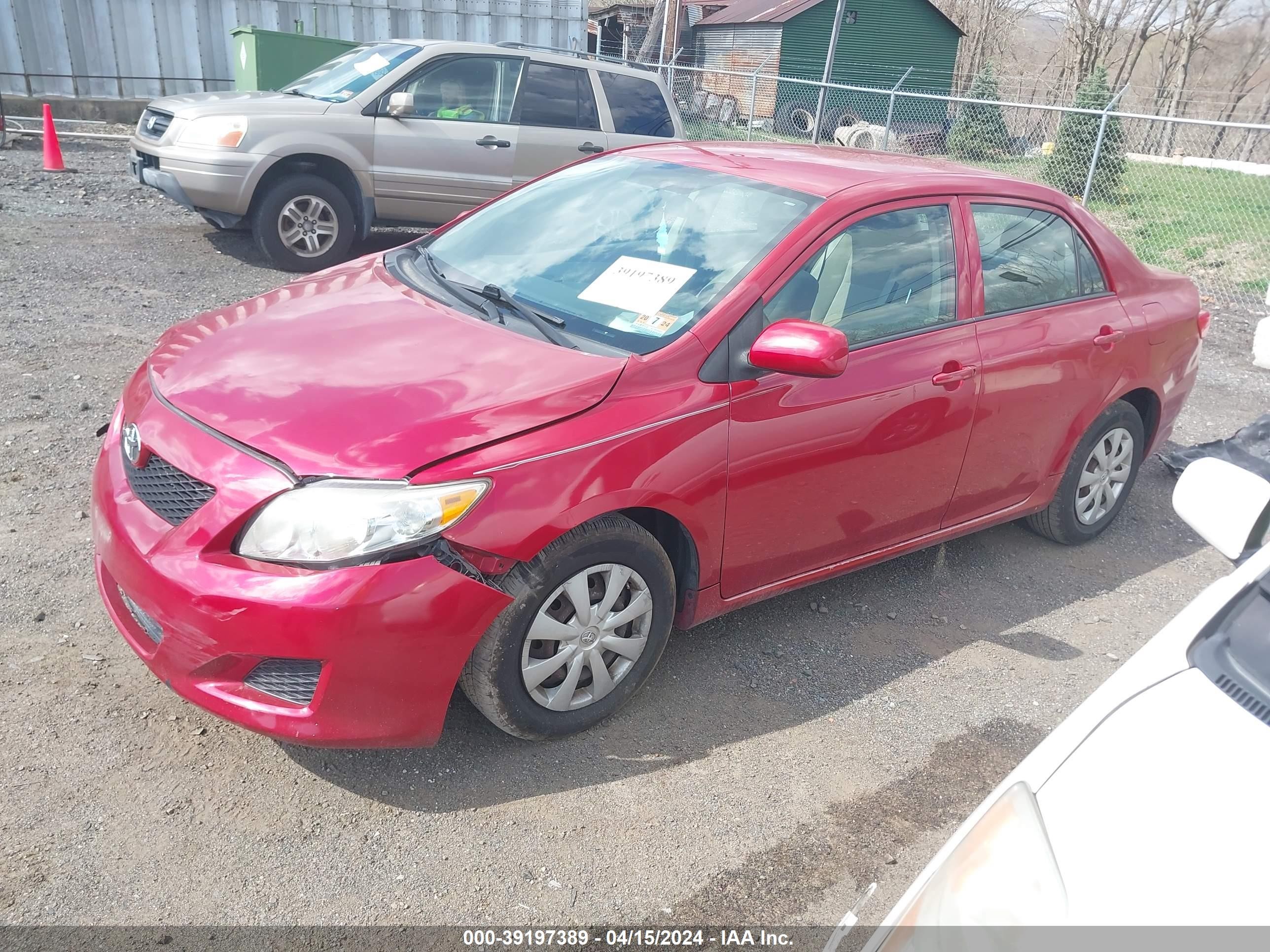 Photo 1 VIN: JTDBL40E19J008327 - TOYOTA COROLLA 