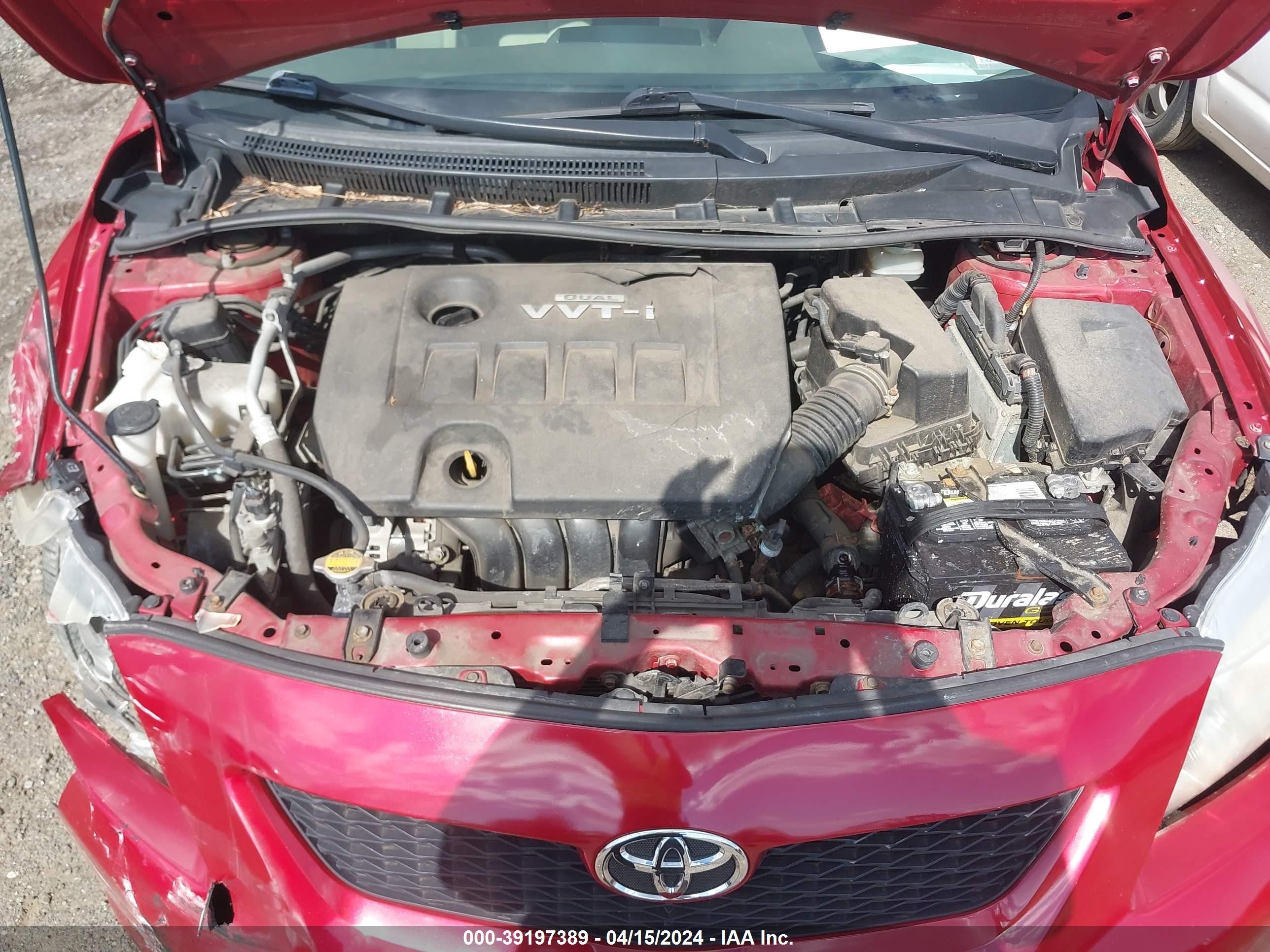 Photo 9 VIN: JTDBL40E19J008327 - TOYOTA COROLLA 