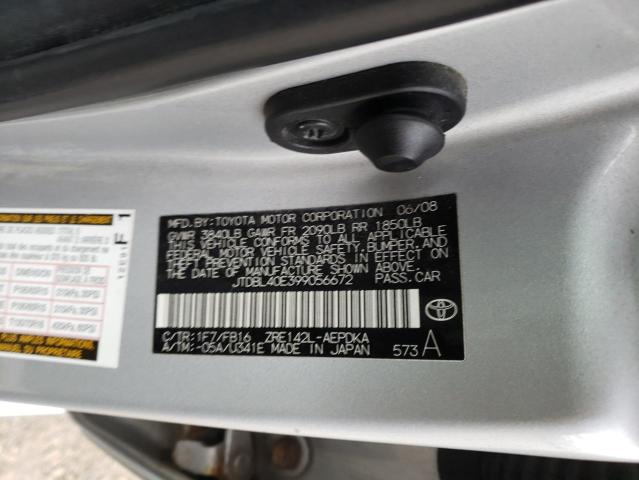 Photo 11 VIN: JTDBL40E399056672 - TOYOTA COROLLA 