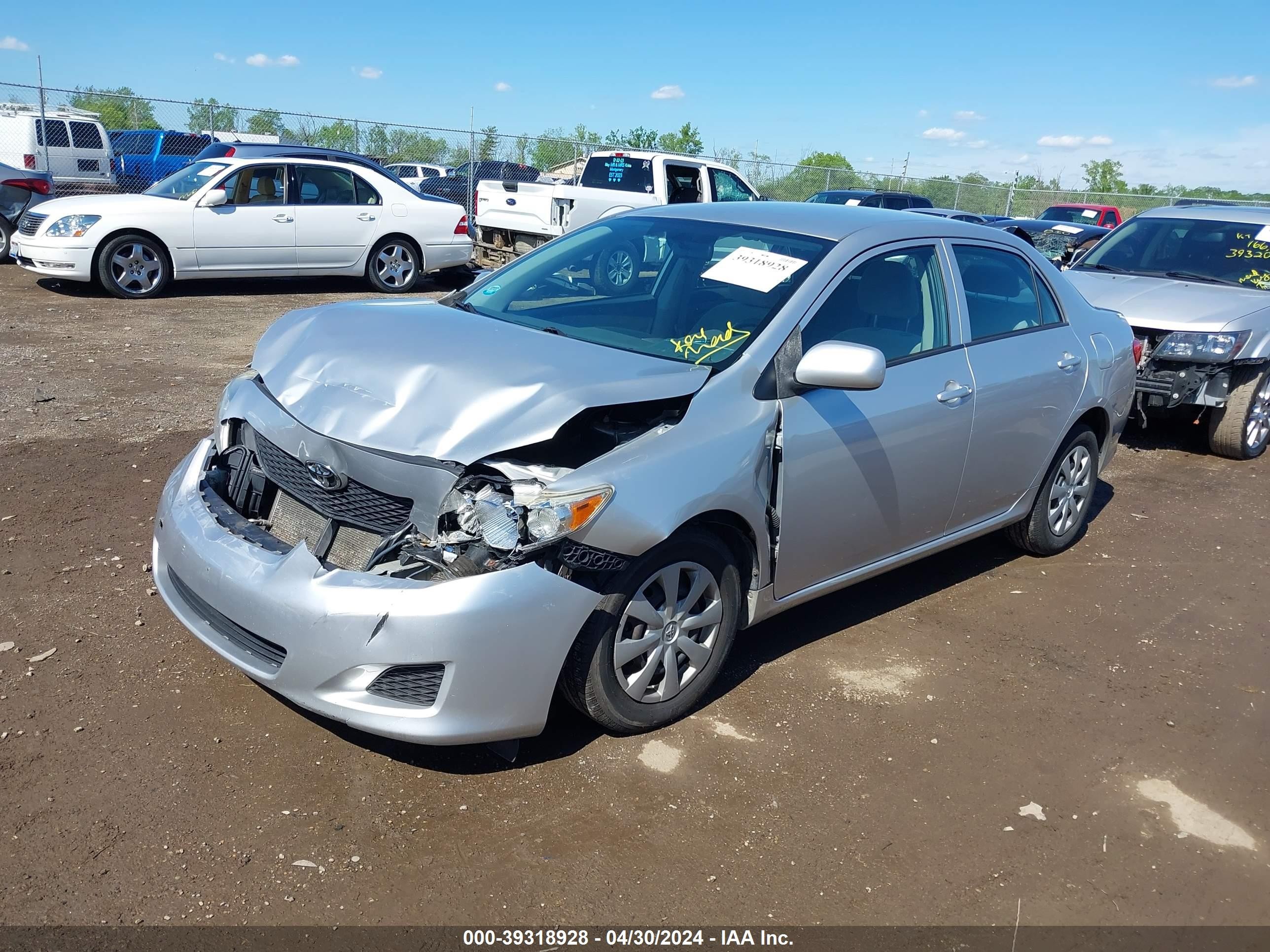 Photo 1 VIN: JTDBL40E39J029826 - TOYOTA COROLLA 