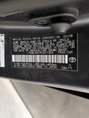 Photo 11 VIN: JTDBL40E49J011254 - TOYOTA COROLLA BA 