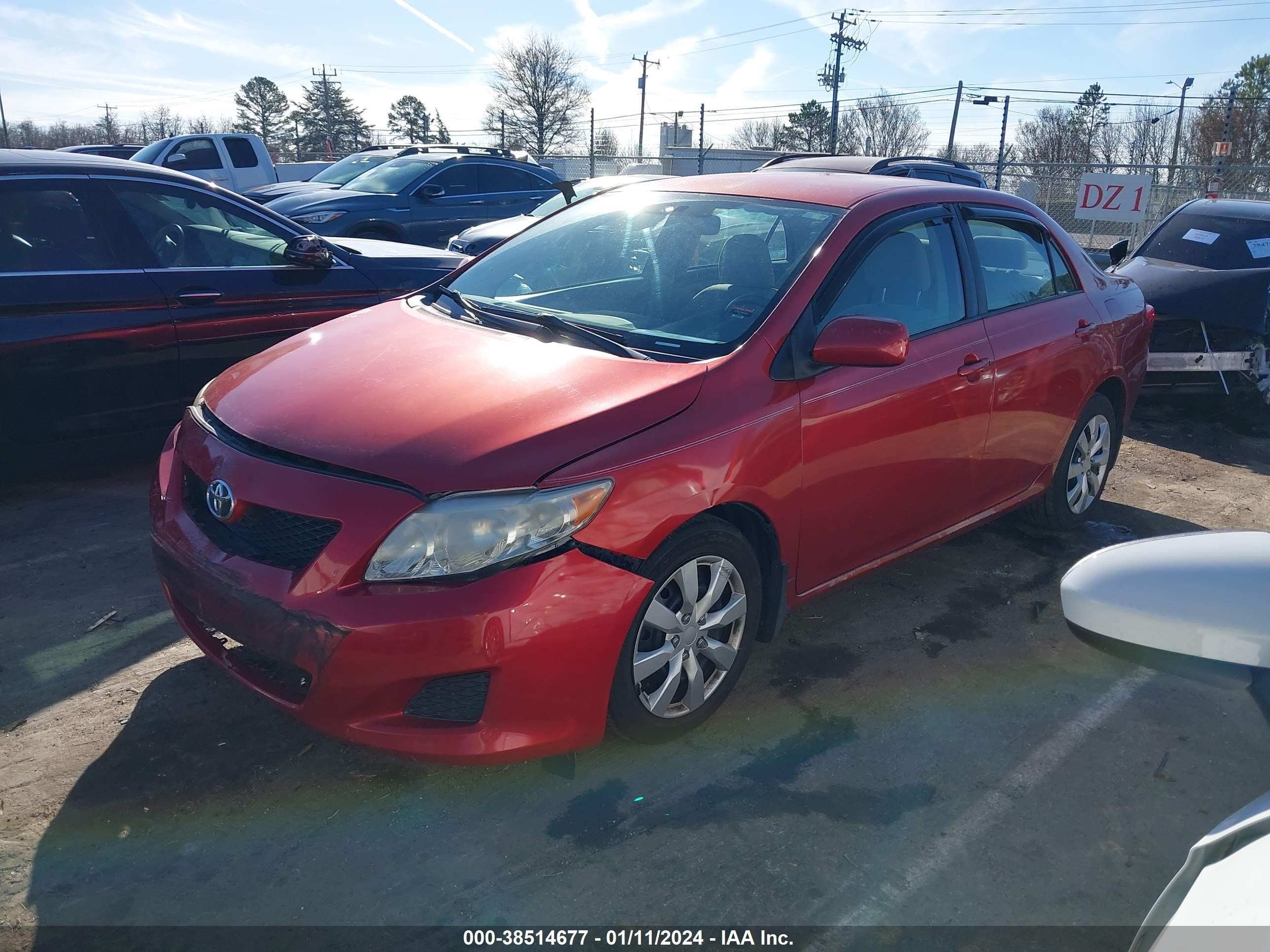 Photo 1 VIN: JTDBL40E59J016981 - TOYOTA COROLLA 