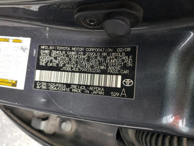 Photo 11 VIN: JTDBL40E799030236 - TOYOTA COROLLA BA 