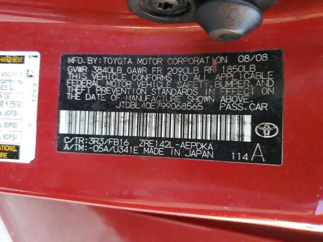 Photo 11 VIN: JTDBL40E799068565 - TOYOTA COROLLA BA 