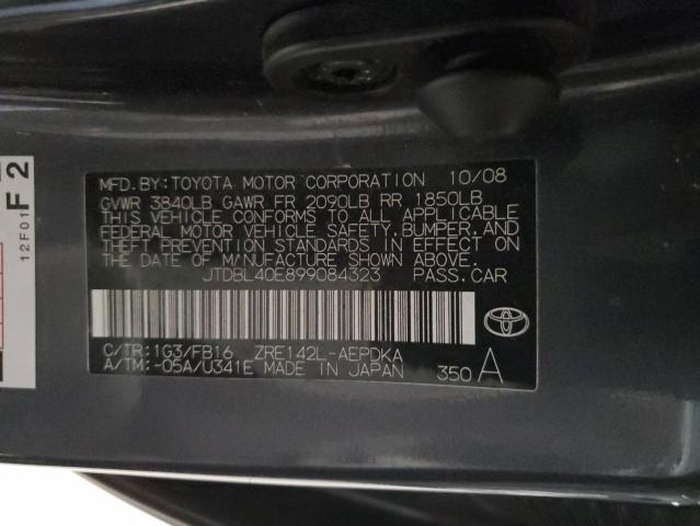 Photo 11 VIN: JTDBL40E899084323 - TOYOTA COROLLA 