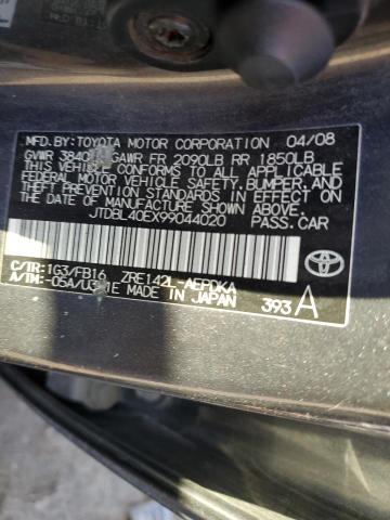 Photo 11 VIN: JTDBL40EX99044020 - TOYOTA COROLLA 