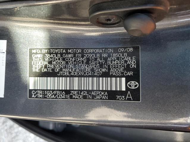 Photo 11 VIN: JTDBL40EX9J041407 - TOYOTA COROLLA BA 