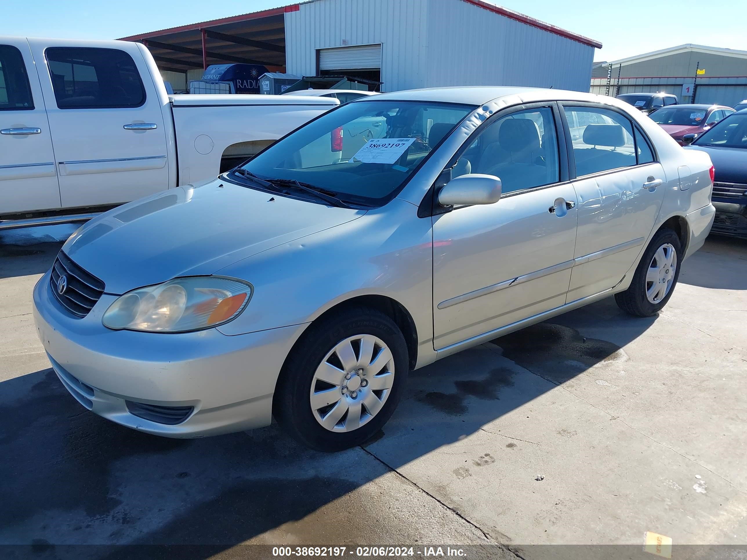 Photo 1 VIN: JTDBR32E032006849 - TOYOTA COROLLA 