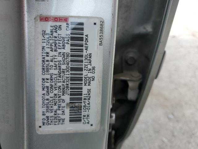 Photo 11 VIN: JTDBR32E130040780 - TOYOTA COROLLA 