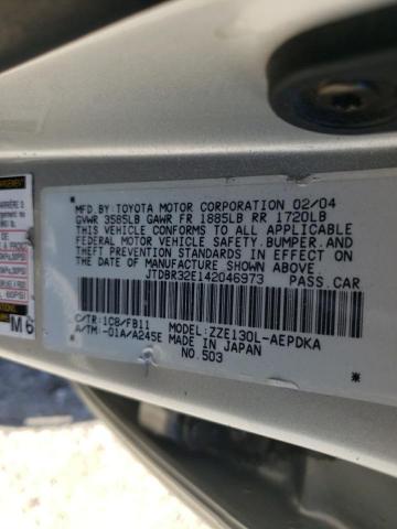 Photo 11 VIN: JTDBR32E142046973 - TOYOTA COROLLA CE 