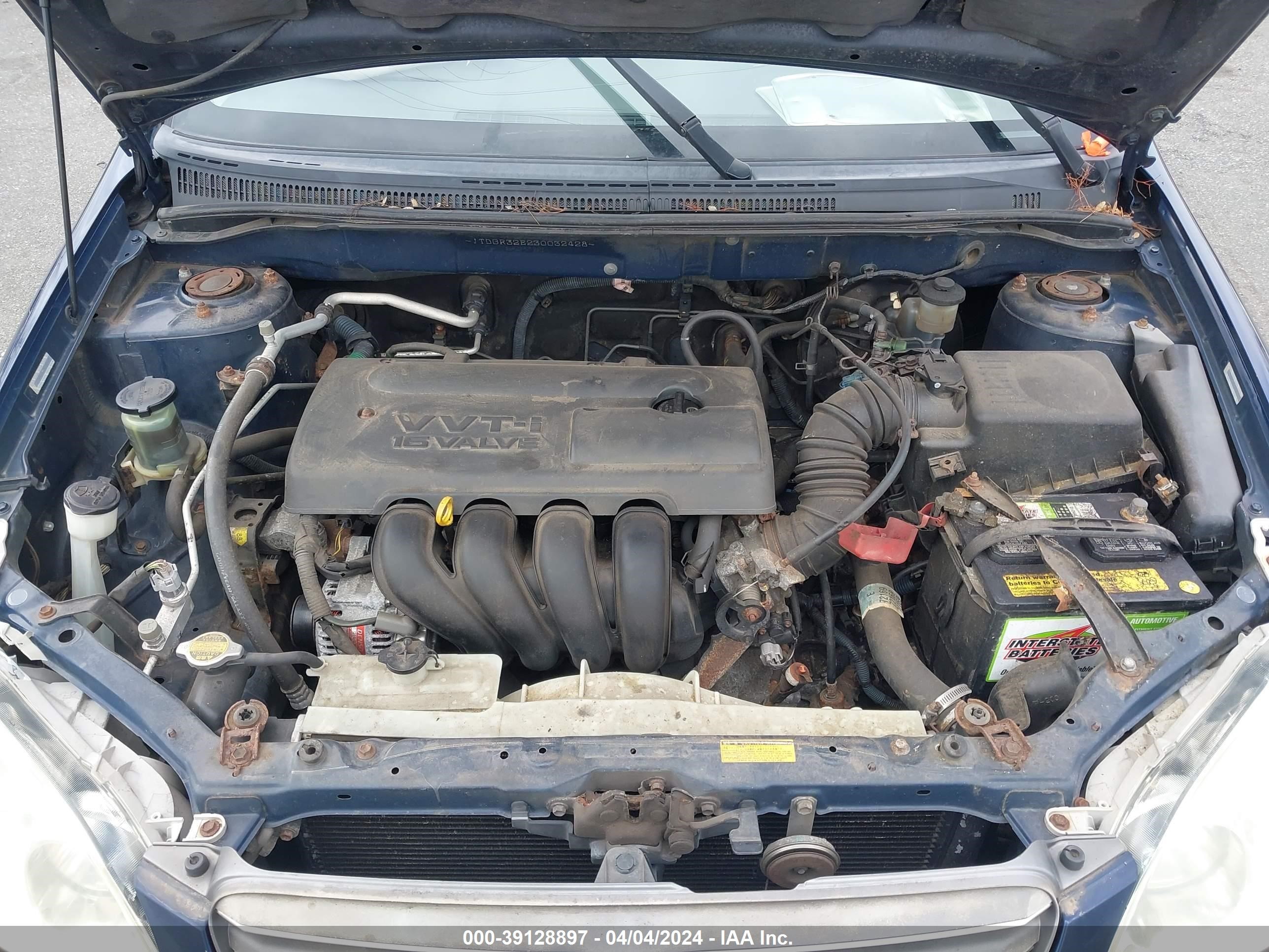 Photo 9 VIN: JTDBR32E230032428 - TOYOTA COROLLA 