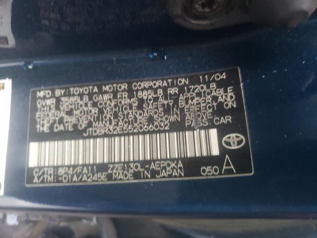 Photo 11 VIN: JTDBR32E552066032 - TOYOTA COROLLA 