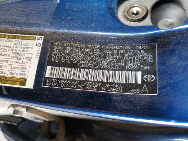 Photo 12 VIN: JTDBR32E560083605 - TOYOTA COROLLA CE 